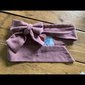 Anthropologie Miss Albright Tweed Bow Belt